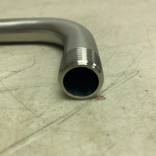 Signature Hardware 12" Shower Arm & Flange Brushed Nickel SHRSA123BG - Picture 13 of 15