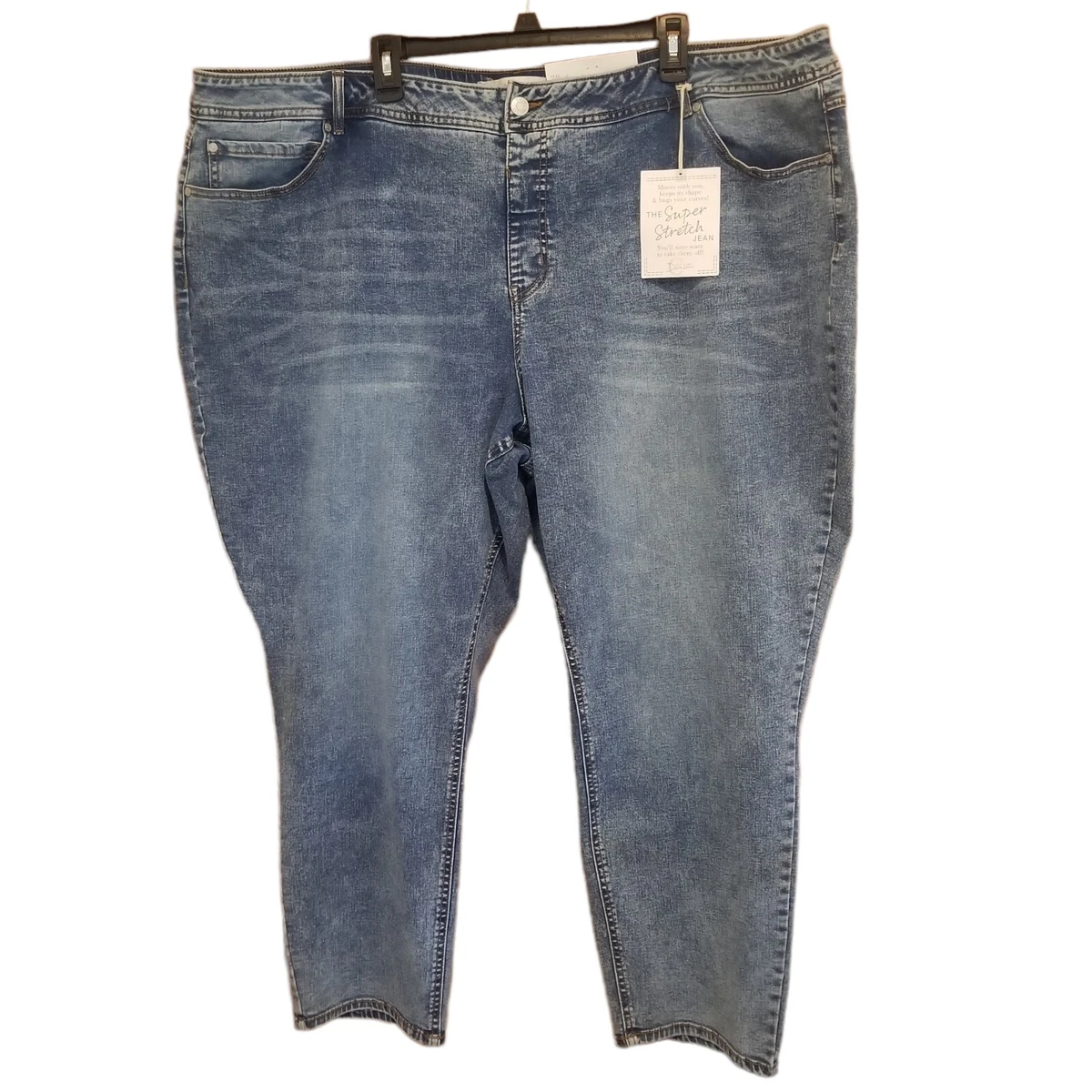 Cato Est. 1946 Denim Blue Jeans Size 28WP Petite Skinny Curvy