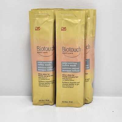 Wella Biotouch Color Nutrition Reflex Mask 10 x 0.51 oz | New | Free Shipping
