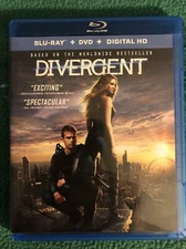 Divergent (Blu-ray/DVD, 2014, 2-Disc Set, Includes Digital Copy UltraViolet)