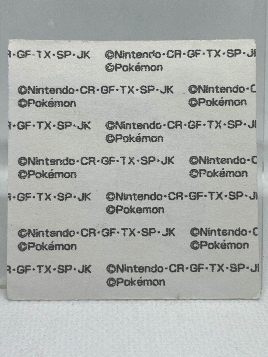 Phione #489 Pokemon bread Sticker Anime Genuine Vintage Japan Nintendo F/S