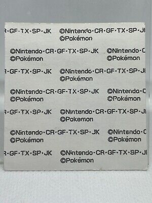 Phione #489 Pokemon bread Sticker Anime Genuine Vintage Japan Nintendo F/S