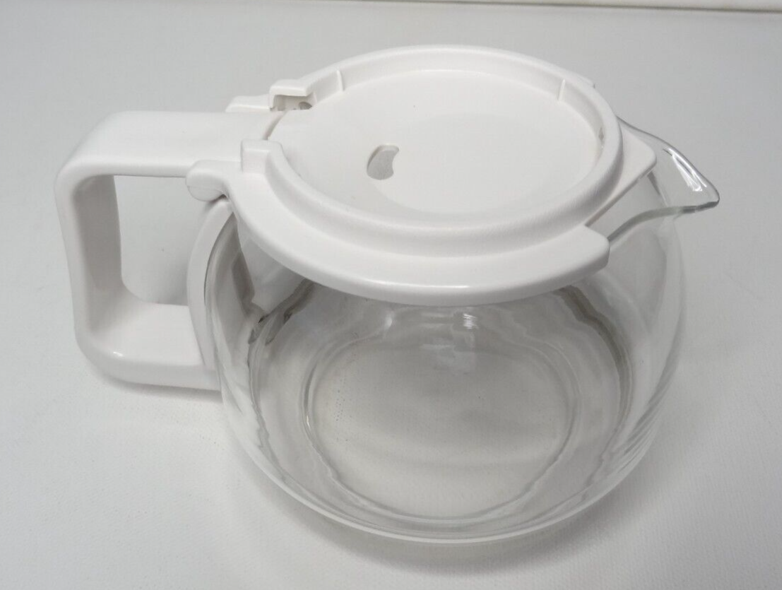 Melitta Gevalia 4 Cup Coffee Maker BCM4C BCM4A Carafe & Lid White NOT