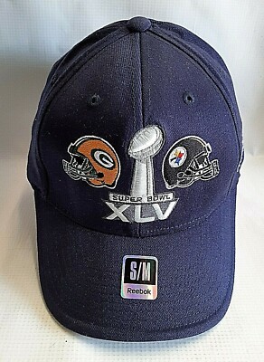Reebok NFL Super Bowl XLV Exclusive Stadium Collection Fitted Baseball Cap Hat 