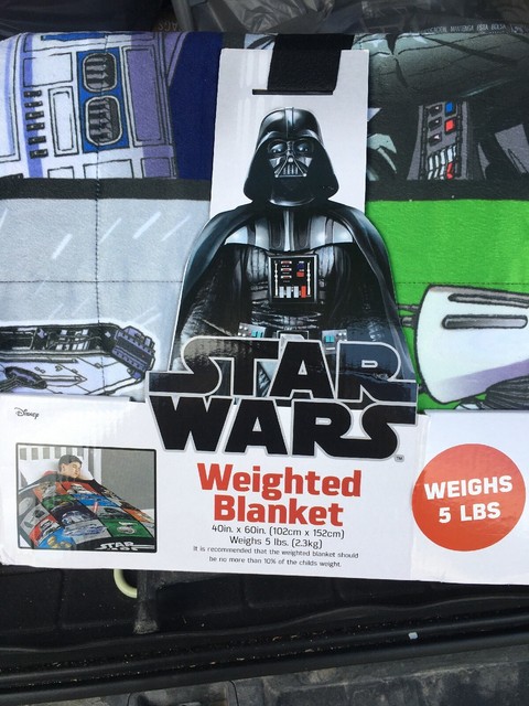 Star Wars 5 Lbs Weighted Blanket 40" x 60" | eBay