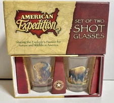 American Expedition Shot Glasses AMERICAN BISON