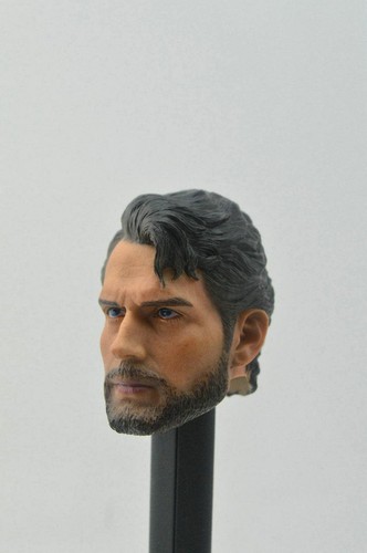 Custom L 1/6 Kopf geformter Bart Henry Cavil für heißes Spielzeug Superman muskulöser Körper - Bild 6 von 13