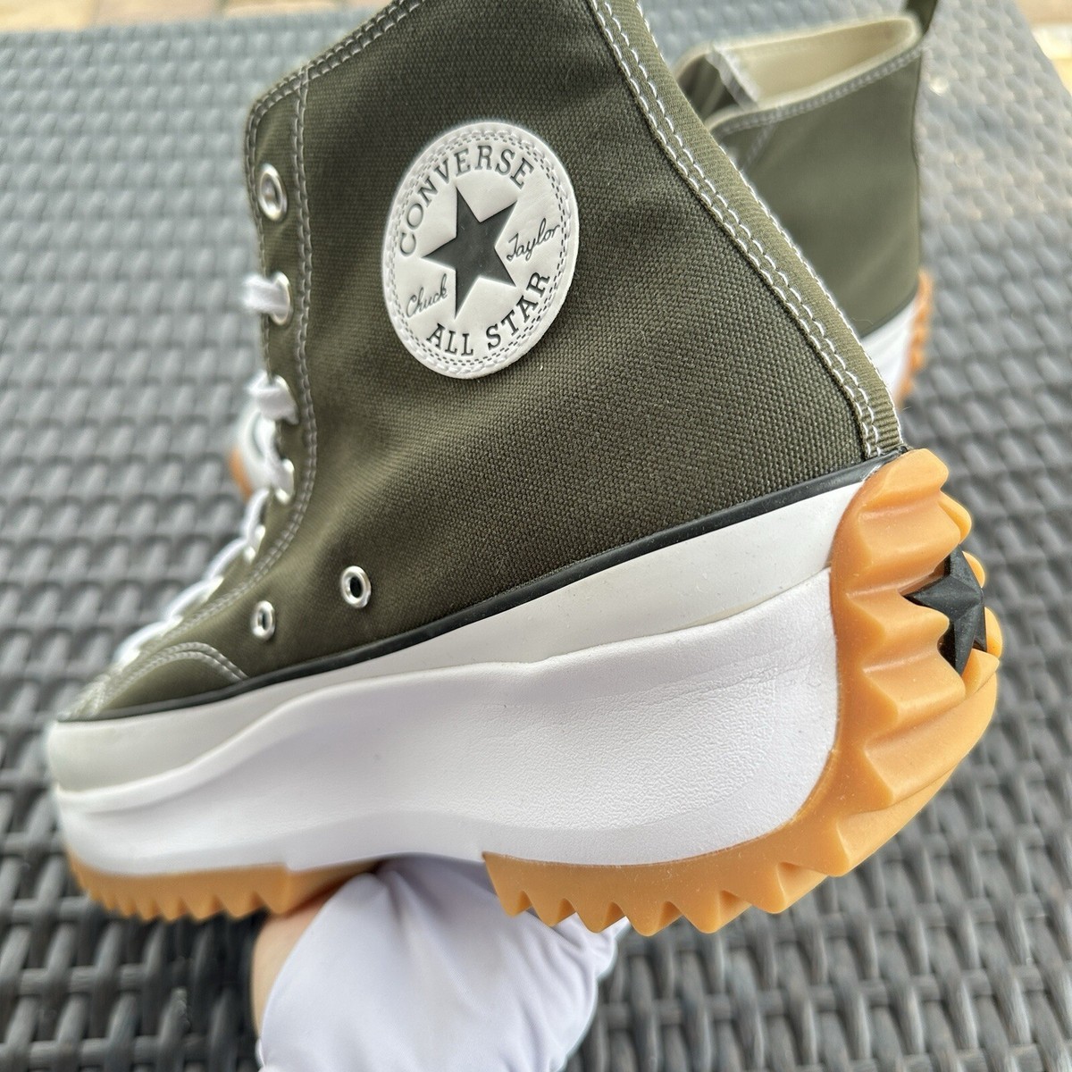 Converse Run Star Hike High Cargo Khaki Men display picture 3