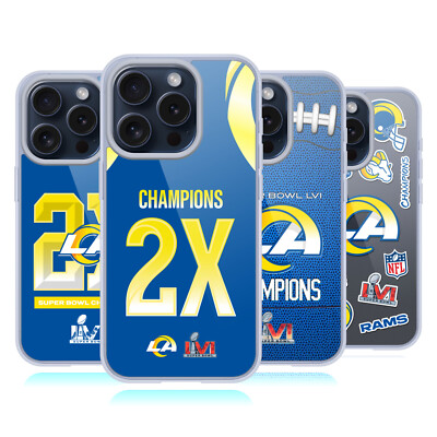 NFL 2022 SUPER BOWL LVI CHAMPIONS SOFT GEL HANDYHÜLLE FÜR APPLE iPHONE HANDYS