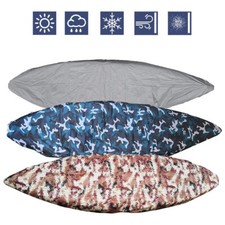 6.9-16.4ft Waterproof Kayak Canoe Cover 210D UV50 Shield Fishing Boat Protector