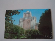 CARTOLINA POSTCARD MADRID HOTEL PLAZA - ANNI '60