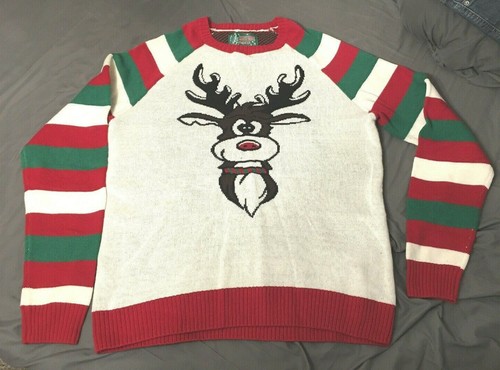 Real Sweater REINDEER POOP Holiday Fun 