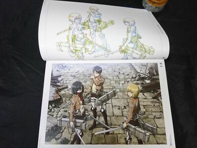 Attack on Titan Anime Illustrations Art Book Shingeki no Kyojin Book Used  japan