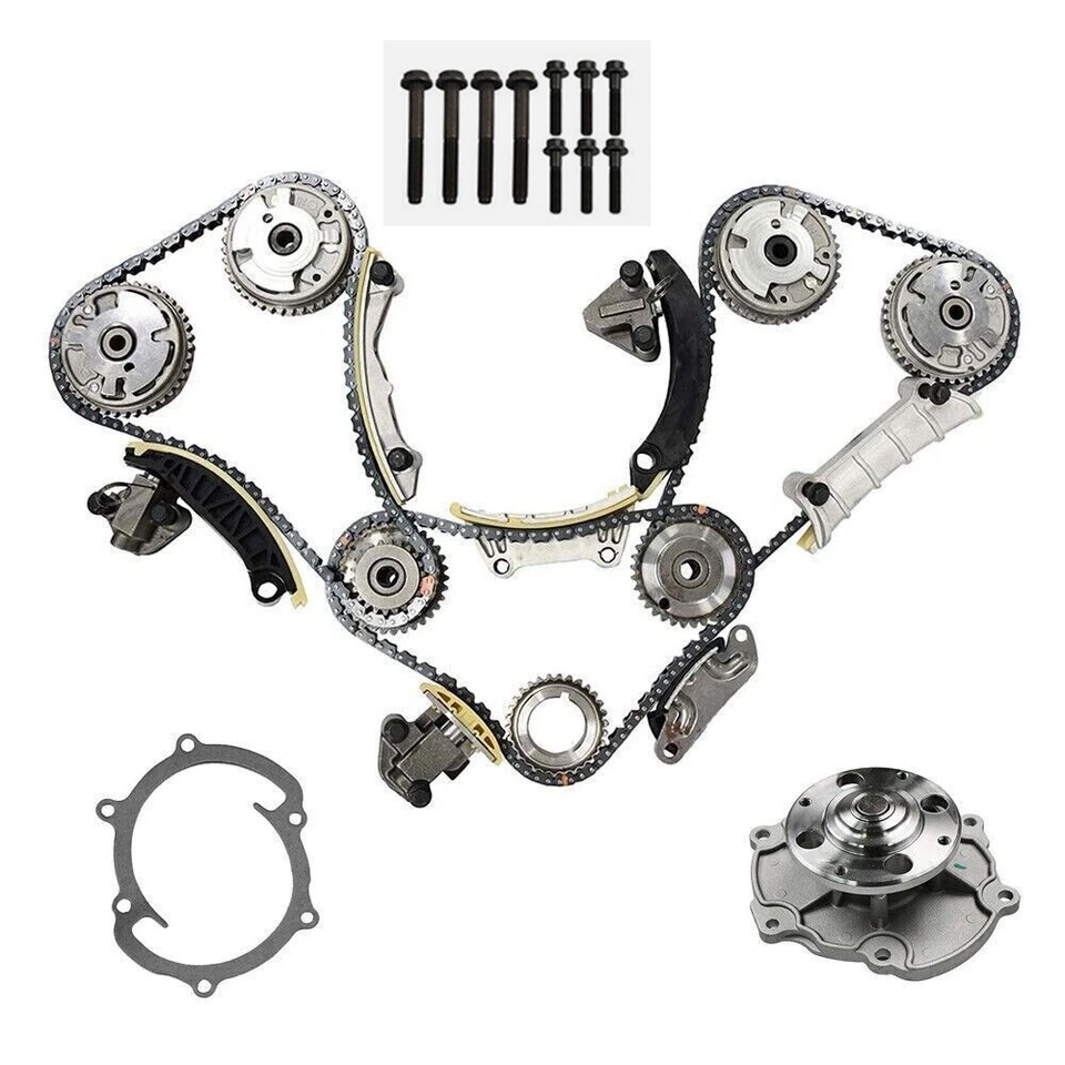 Timing Chain Kit & VVT Gears For 2009 Buick Enclave Chevy Traverse GMC 3.0 3.6 Foto 2 de 4