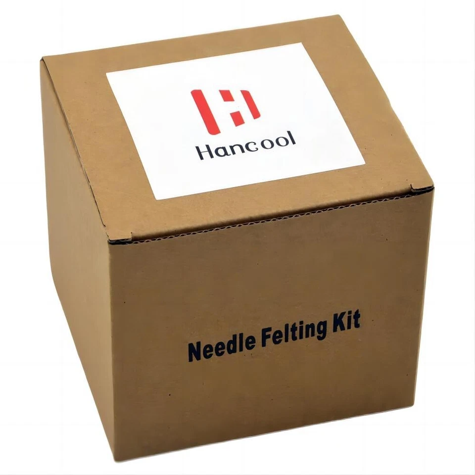 Needle Felting Starters Kit 5 Shiba Inu DIY Wool Needle Pad Instruction Full Set - Image 3 of 3