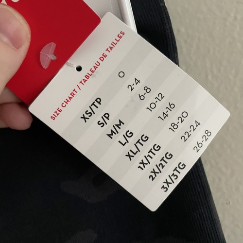 Spanx Womn 1X Black Camo Shaping Sculpting High Rise Look At Me Now Leggings NWT - Picture 7 of 11