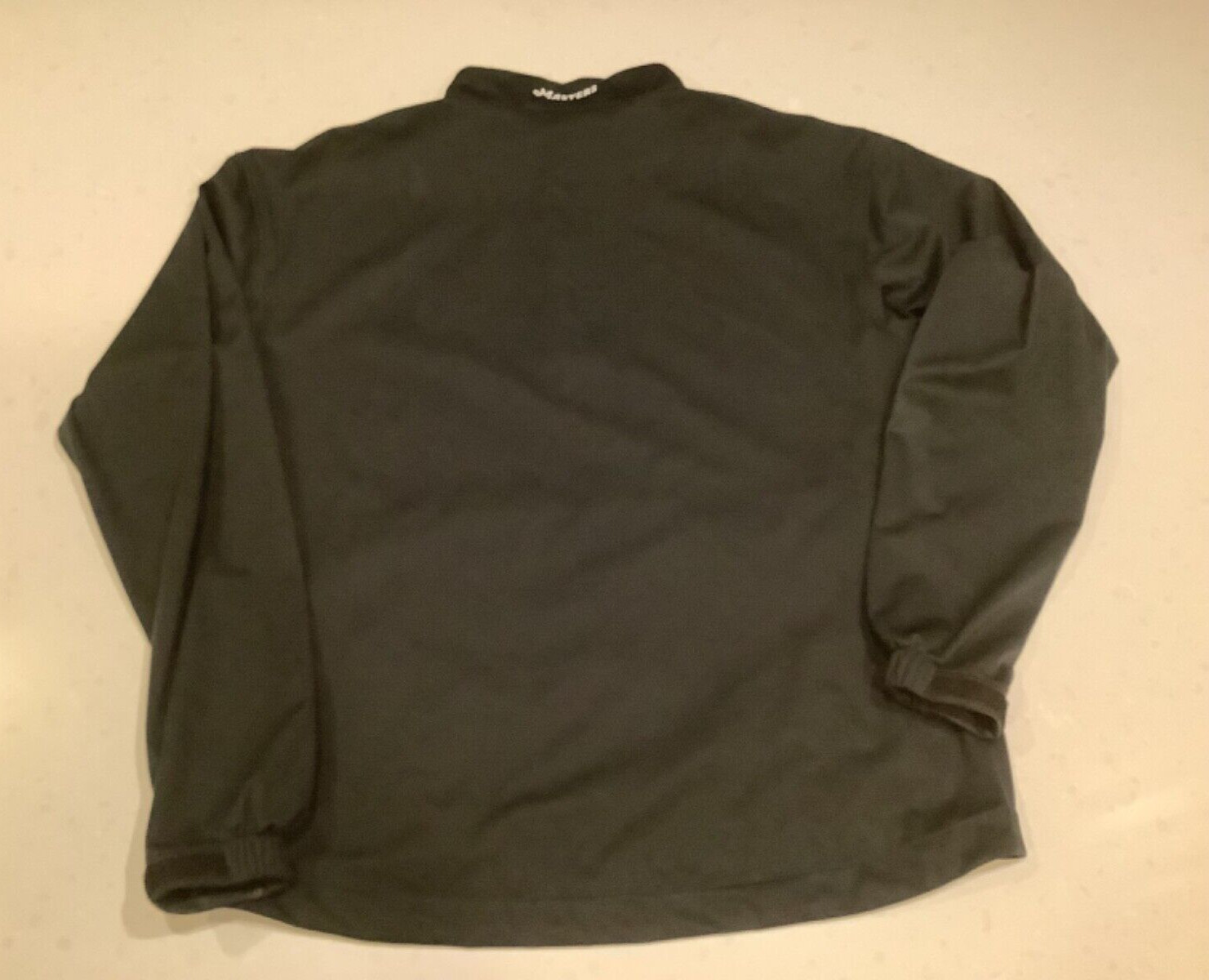 Masters Tech Golf Pullover Zip Up Rain Jacket Black