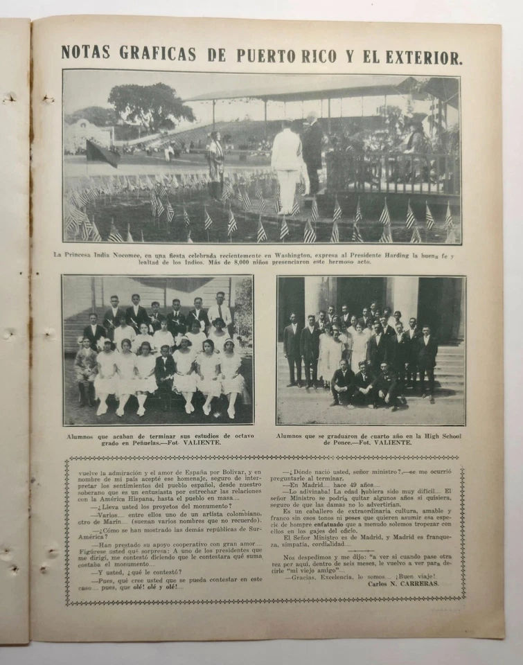 ANTIQUE MAGAZINE / PUERTO RICO ILUSTRADO / 1923 #97 - Image 4 of 4