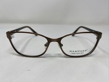 Rampage RA0156 045 51-16-135 Mocha Brown Metal Full Rim Eyeglasses Frame MC40
