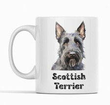 Scottish Terrier Dog Breed Mug 11oz White Ceramic Dog Lover Gift For Him or Her