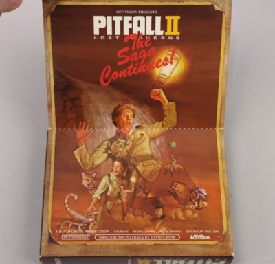 Pitfall II 2 Lost Caverns ColecoVision CIB Complete w/Gatefold Box
