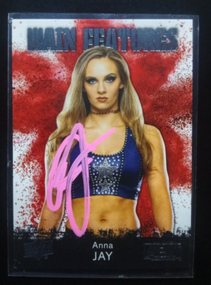 2021 Upper Deck AEW Anna Jay MAIN FEATURES Signed Autograph #MF-36