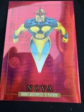 NOVA 2024 Marvel Masterpieces ’92 Platinum #68-Red Prism /492