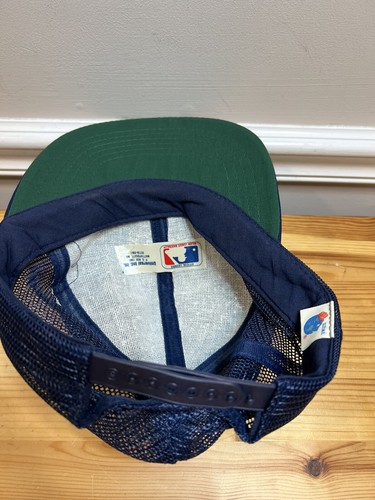 Vintage USA Made Boston Red Sox MLB Baseball SnapBack Trucker Hat Mesh - Picture 7 of 9