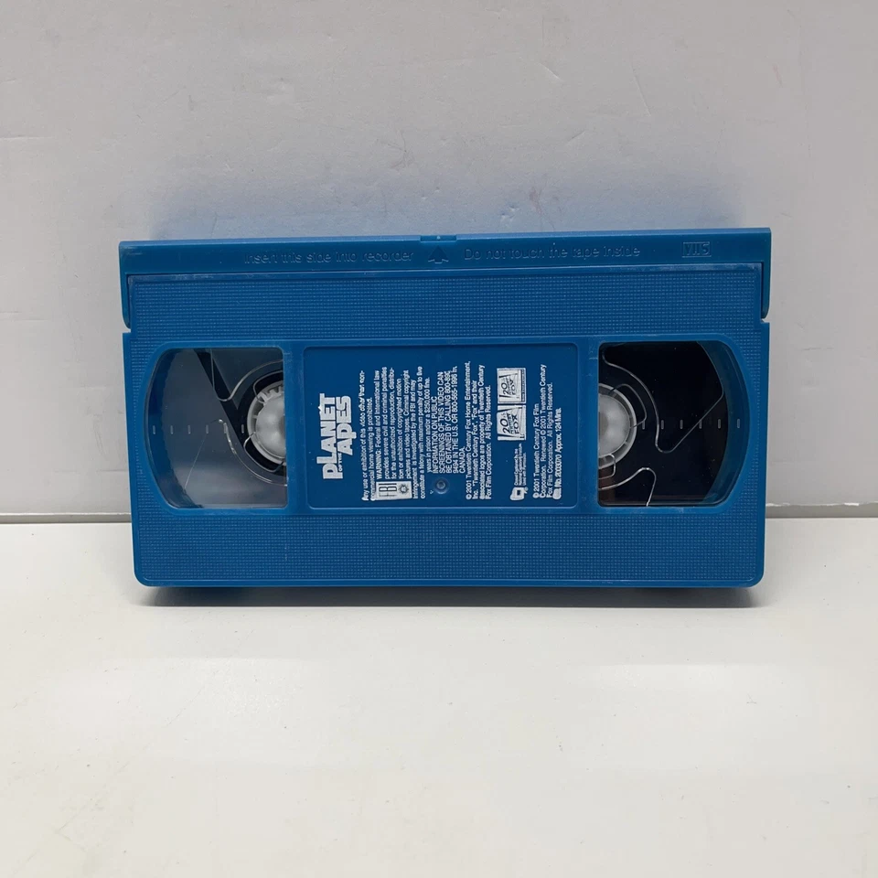 Planet of The Apes VHS Clamshell Ex Rental Mark Wahlberg Blockbuster Video - Image 3 of 4