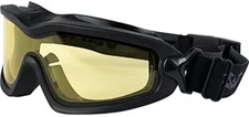 Valken Sierra Airsoft Goggle V-TAC Yellow Thermal Anti-Fog Dual Pane Lens