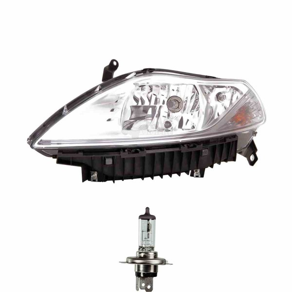 Halogen Scheinwerfer Frontscheinwerfer Rechts H4 FüR Lancia Ypsilon Inkl. Lampen-image