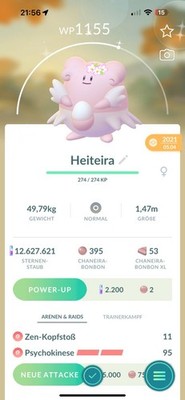 !!! Pokémon GO  SHINY Heiteira Flowers   Schillernd !!!