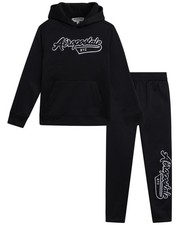 Boys Sweatsuit - 2 Piece Athletic Pullover Hoodie Sweatshirt and Boys Jogger ...