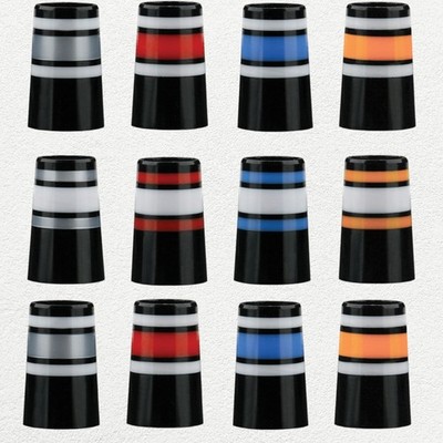 THE GOLFWORKS 8R DESIGNER IRON FERRULES .355/.370 8 RING 1 DOZEN CHOOSE COLOR