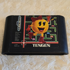 Tengen Ms. Pac-Man Sega Genesis Game Cartridge - Pac-Man Series