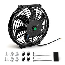 10 Electric Pushpull Radiator Fan Cooling Slim Fan 12v 80w W Mounting Kit