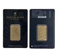 20g Perth Mint gold bullion bar Sealed & Certified! 3375.01 per troy oz