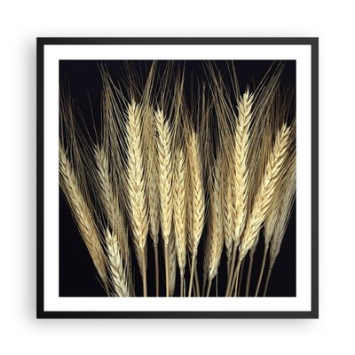 Wandbilder 60x60cm Poster Getreide Pflanzen Natur Wandposter Bilder Wanddeko