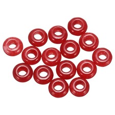 15pcs Natural Stone Beads 5x10mm Loose Necklace Craft Bead Red