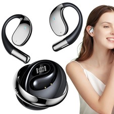 Open Ear Bluetooth 5.4 Earphones Ture Wireless Sports Headphones Stereo Headsets
