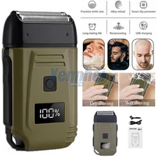 Mens USB Electric Shaver Trimmer Razor Rechargeable Hair Beard Shaving Machine