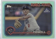 2024 Topps Pro Debut Aqua Foil 48/75 Blade Tidwell #PD-105 16tx