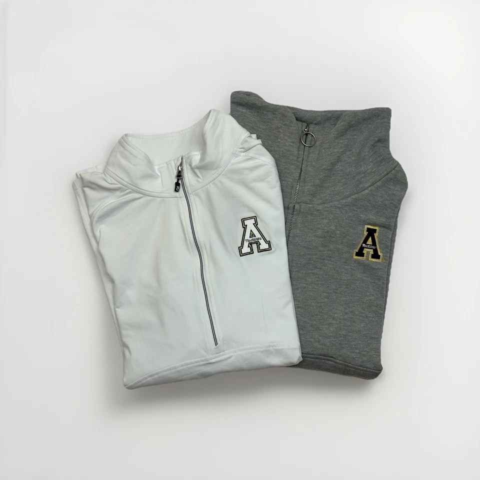 NWT - 2 Appalachian APP State Mens L/S Quarter Zip Pullovers XL XXL Cutter Buck - Image 4 of 4