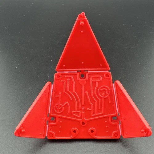 Vintage 1985 MOTU He-Man Red EXTENDAR SHIELD Part Masters of the Universe Mattel