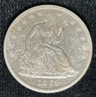 1869 P 50c Seated Liberty Half Dollar, Better Date~US7