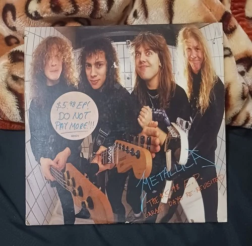 METALLICA Garage Days '87 HYPE STICKER !!! WHITE label PROMO 1st press NMint