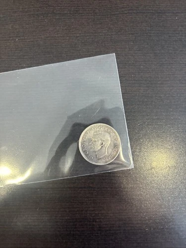 1944 Canada Silver Twenty Five Cents AU 25c Canadian Quarter Almost Uncirculated