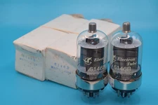 NOS Professional Matched Shuguang 6146B Power Output Tubes - Retest TV7 Superb
