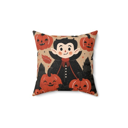Halloween Vampire Throw Pillow and Cover Spooky Home Decor Accent Cushion - Picture 3 of 13