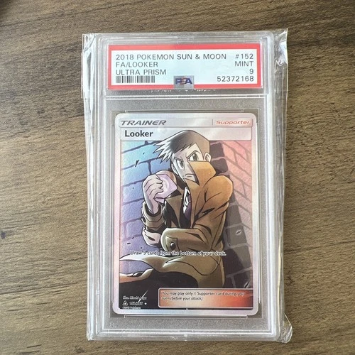 Looker Full Art 152/156 Ultra Prism PSA 9 Mint Pokemon Card